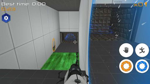 Portal Maze ۲ game ۳D aperture - عکس بازی موبایلی اندروید