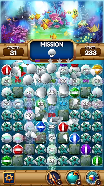 Jewel of Deep Sea: Match۳ Game - عکس بازی موبایلی اندروید