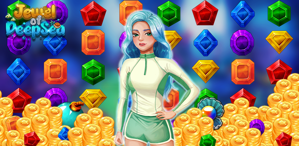 Jewel of Deep Sea: Match۳ Game - عکس بازی موبایلی اندروید