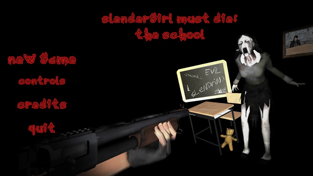 Slendergirl Must Die: School - Gameplay image of android game