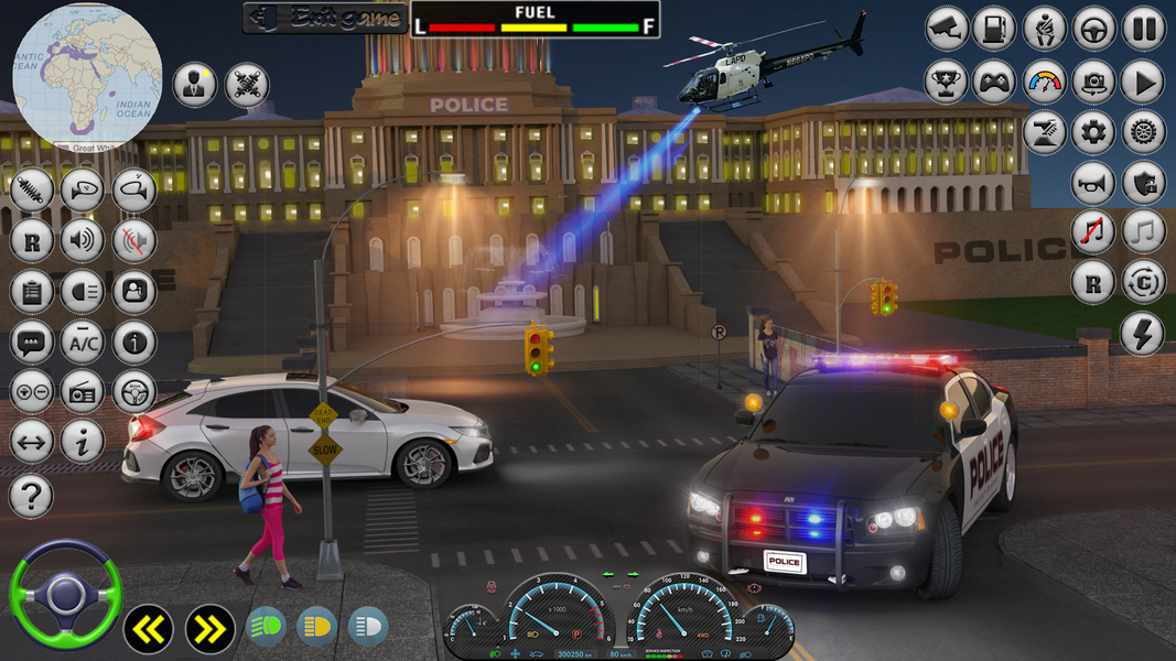 Police Car Chase Cop Games ۳d - عکس بازی موبایلی اندروید