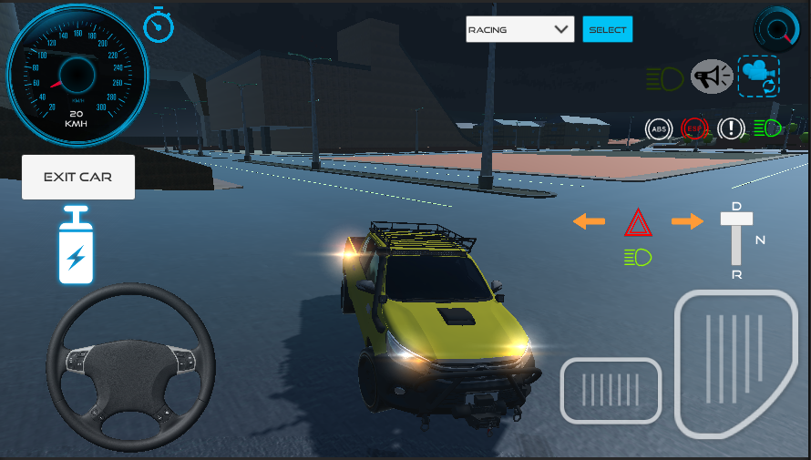 Revo Hilux Car Game - Gameplay image of android game