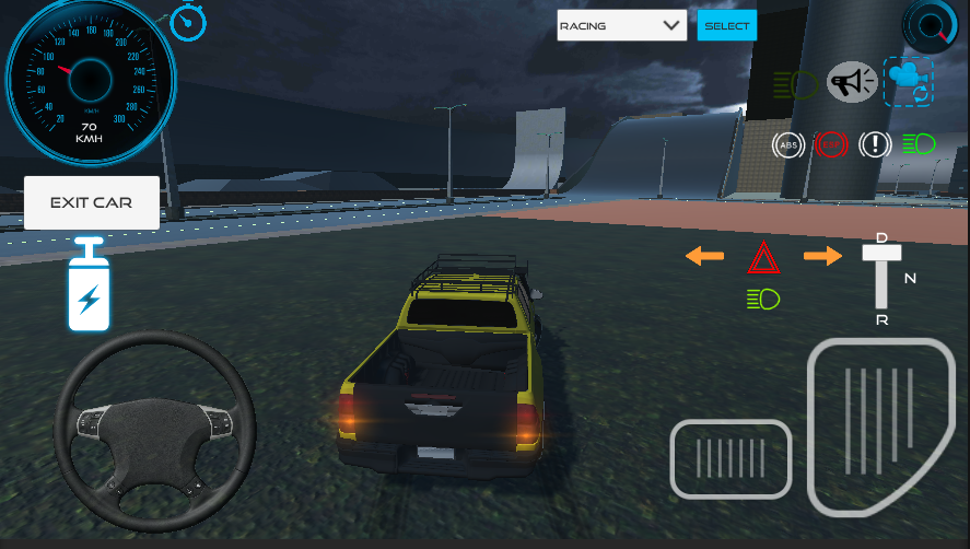 Revo Hilux Car Game - Gameplay image of android game