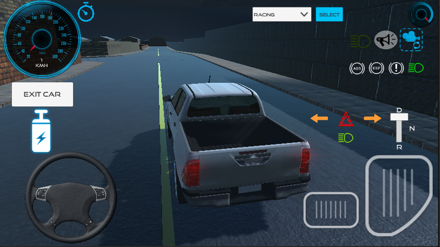 Revo Hilux Car Game - Gameplay image of android game
