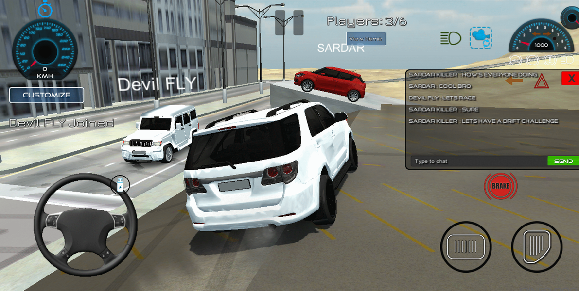 Indian Car Simulator Game - Gameplay image of android game