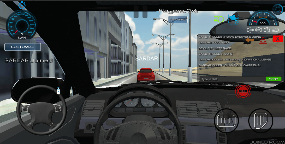 Indian Car Simulator Game - Gameplay image of android game