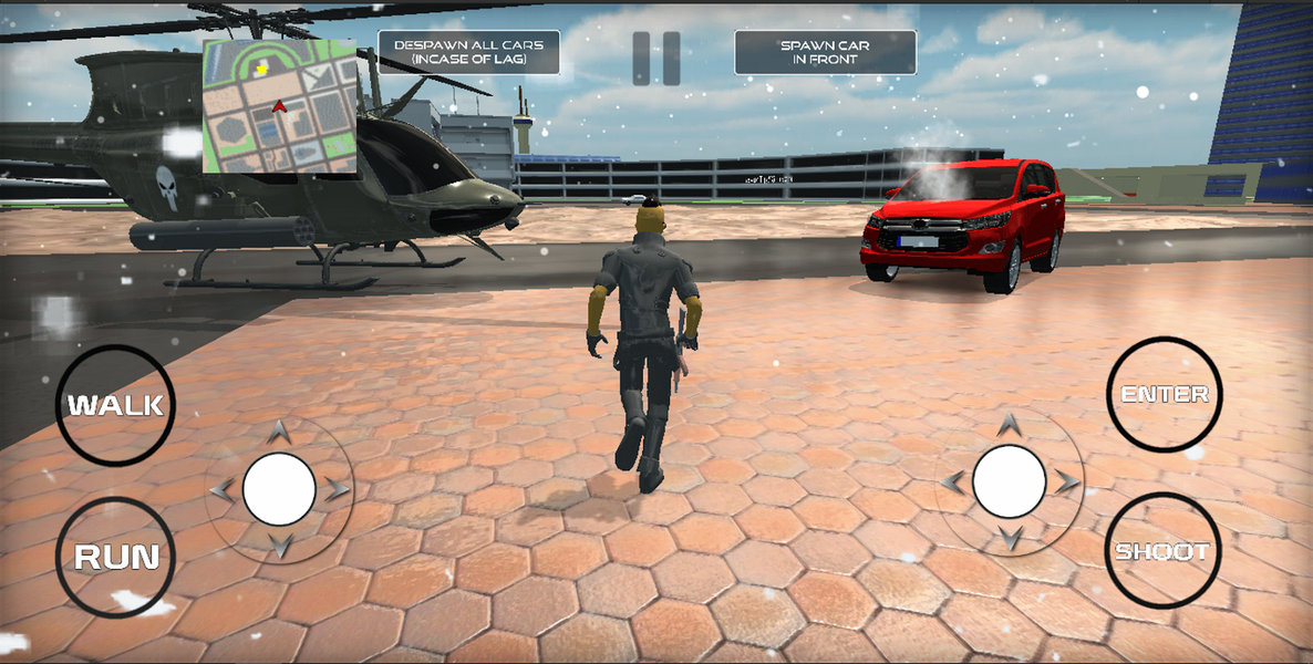 Indian Car Simulator Game - Gameplay image of android game