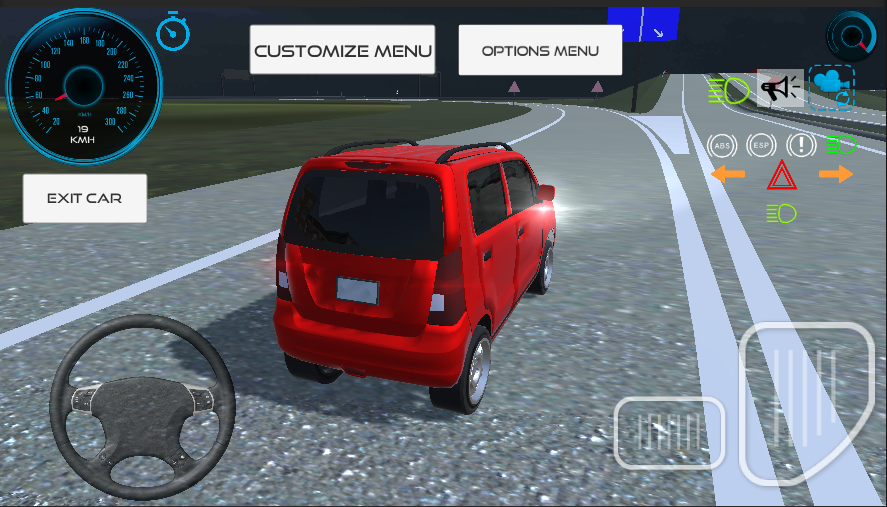 Suzuki Car Simulator Game - Gameplay image of android game