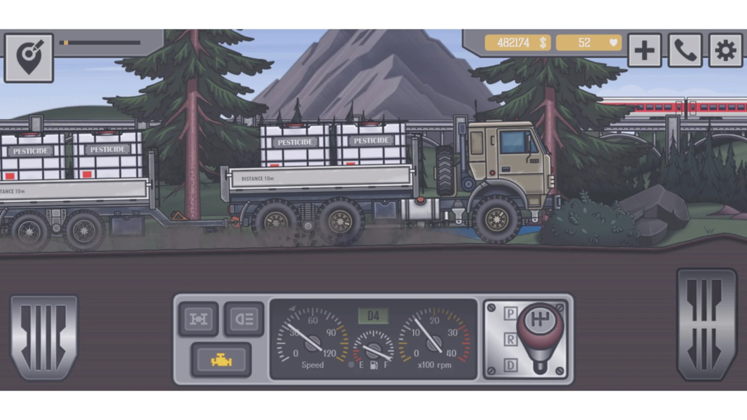 Trucker Ben - Truck Simulator - Gameplay image of android game