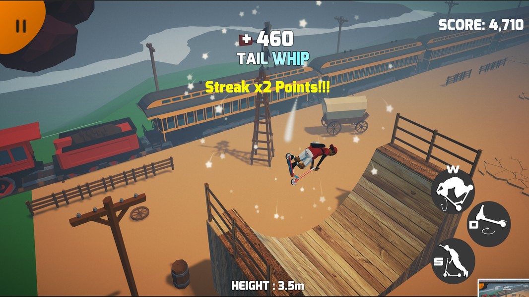 Freestyle Scooter Game Flip 3D - عکس بازی موبایلی اندروید