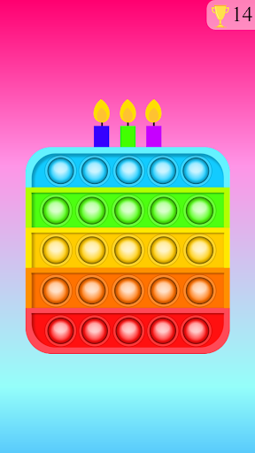 Pop It Cake Game - Image screenshot of android app