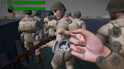 Medal Of Valor D-Day WW2 FREE - Gameplay image of android game
