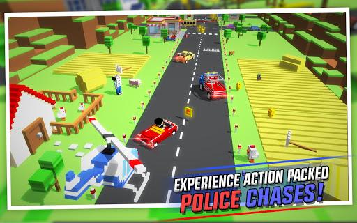 Crossy Brakes: Blocky Road Fun - Gameplay image of android game