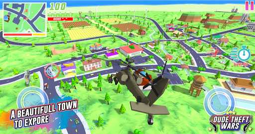 Dude Theft Wars FPS Open world - عکس بازی موبایلی اندروید