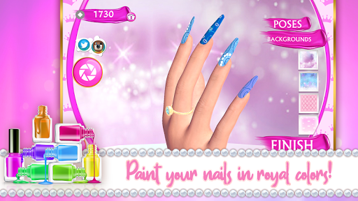 Princess Nail Makeover Games - Image screenshot of android app