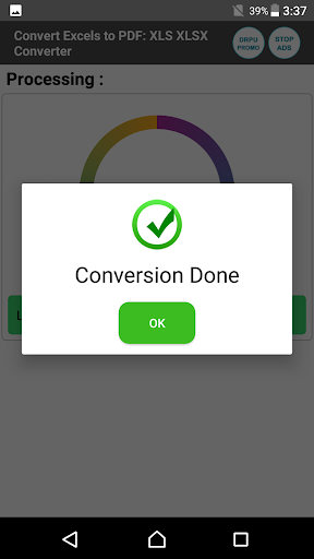 Excel to PDF Files Converter - عکس برنامه موبایلی اندروید