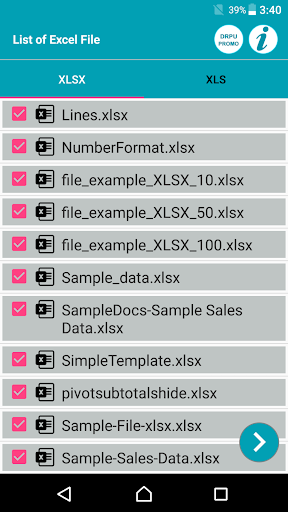 Convert Excel to PDF - عکس برنامه موبایلی اندروید