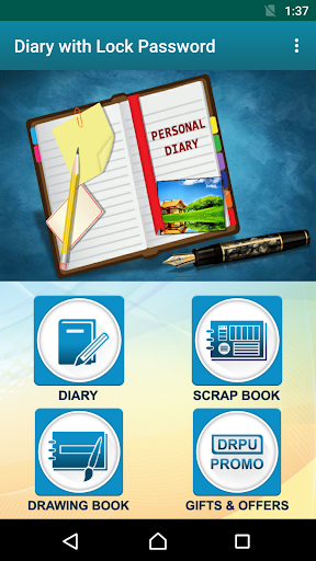 Notes Diary with Password Lock - عکس برنامه موبایلی اندروید