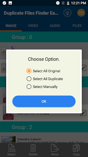 Delete Duplicate Files - Image screenshot of android app