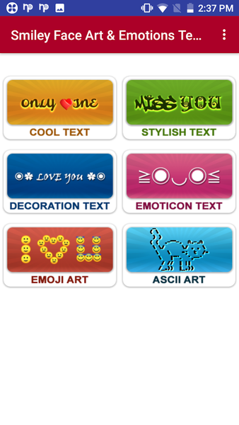 Chat Text Arts & Fonts Styles - عکس برنامه موبایلی اندروید
