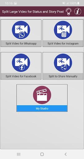 Split Video for Status & Story - Image screenshot of android app