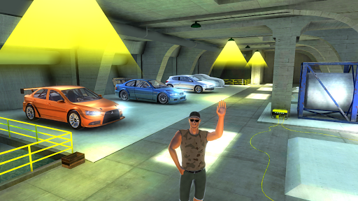 Lancer Evo Drift Simulator - Gameplay image of android game