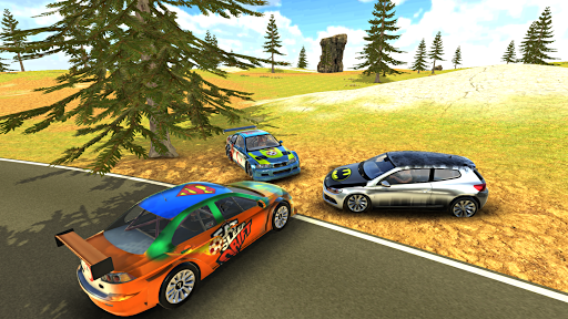 Lancer Evo Drift Simulator - Gameplay image of android game