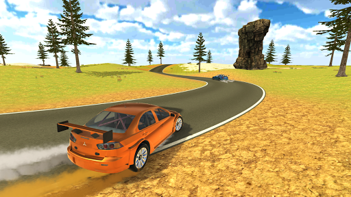 Lancer Evo Drift Simulator - Gameplay image of android game