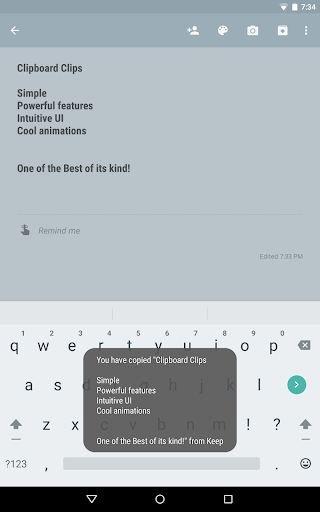 Clipboard Clips - عکس برنامه موبایلی اندروید