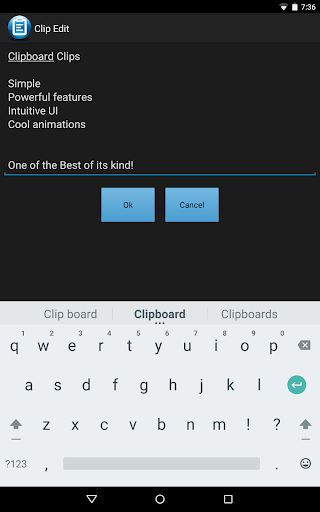 Clipboard Clips - عکس برنامه موبایلی اندروید
