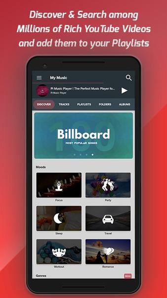 Pi Music Player – پخش موسیقی - عکس برنامه موبایلی اندروید