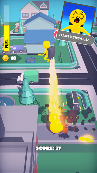 Jet Pack Destruction : Blow Up - عکس بازی موبایلی اندروید