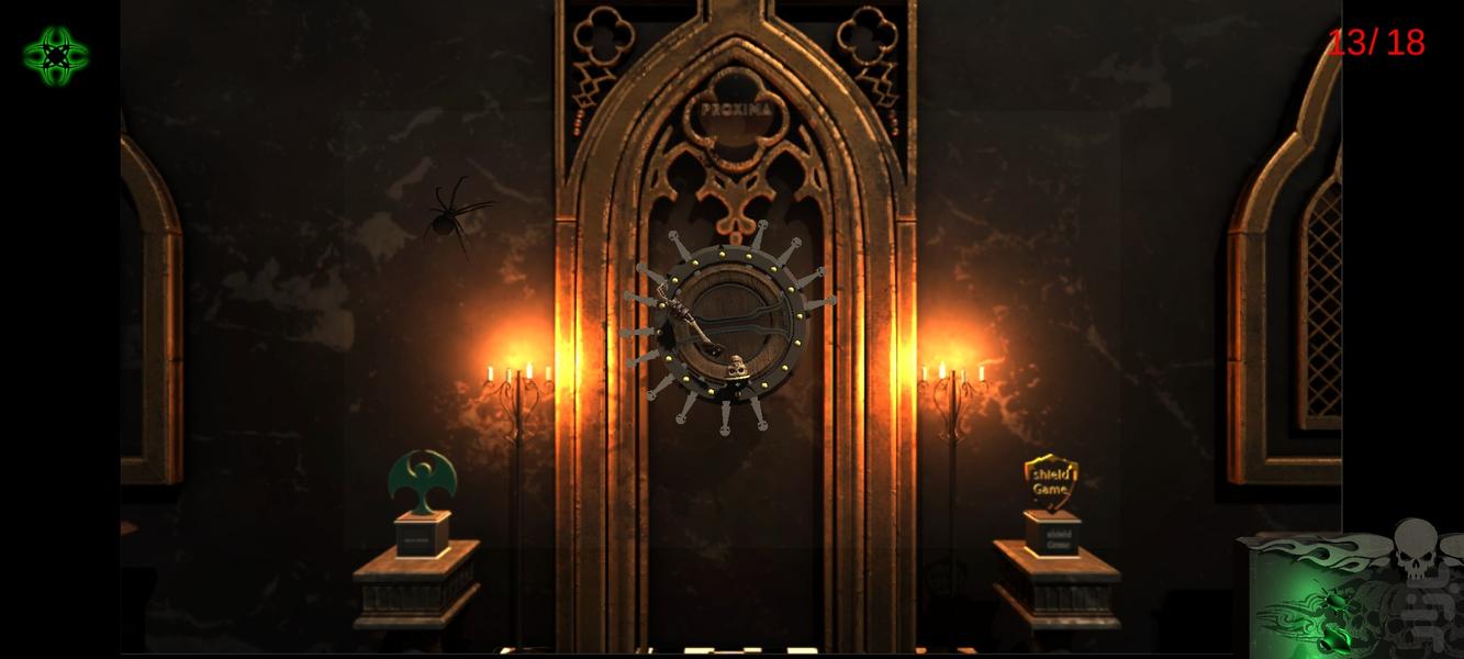 Knife skeleton - Gameplay image of android game