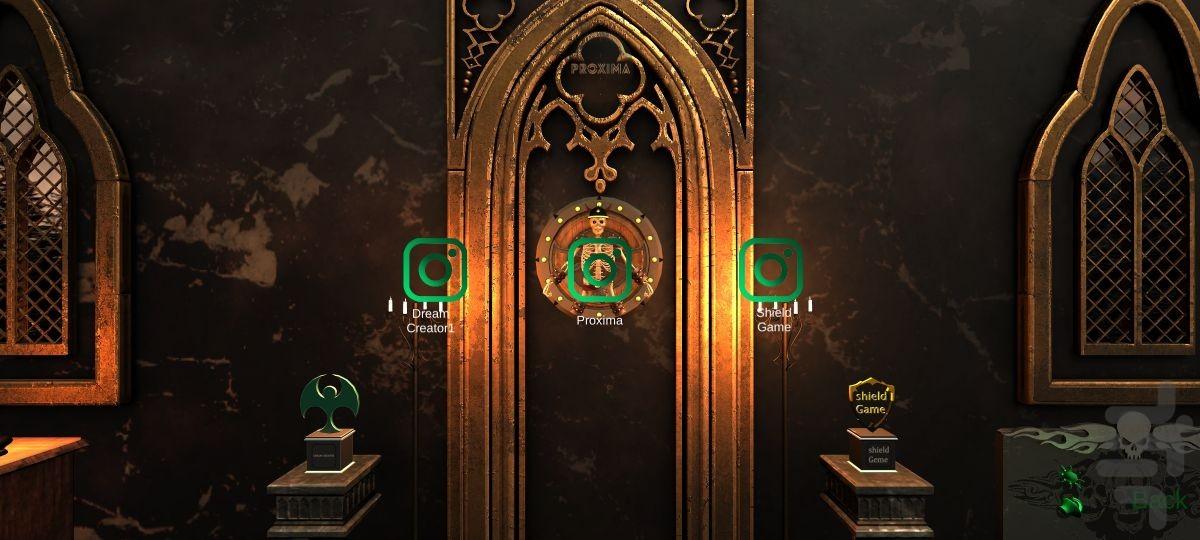 Knife skeleton - Gameplay image of android game