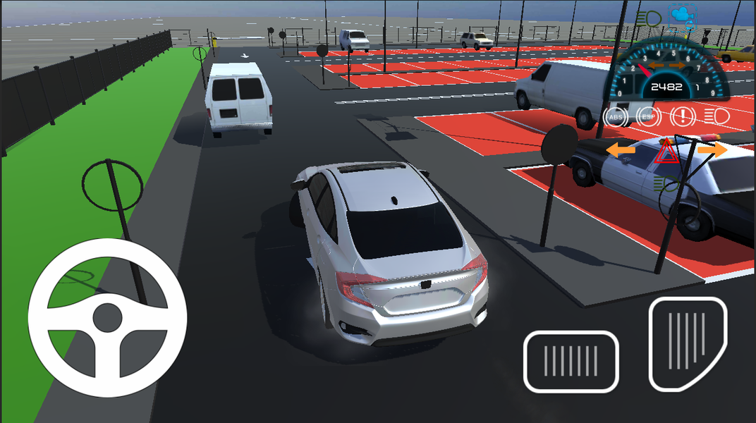 Honda Civic Parking Simulator - عکس بازی موبایلی اندروید