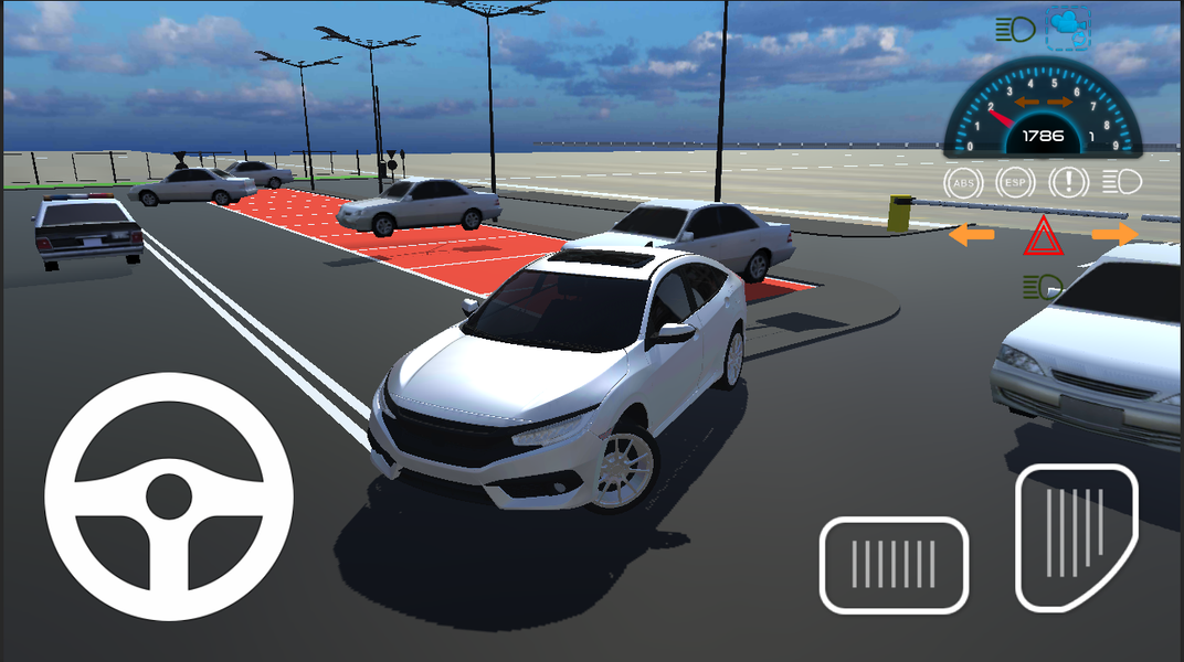 Honda Civic Parking Simulator - عکس بازی موبایلی اندروید