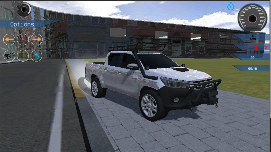 Revo Hilux Car Drive Game - عکس بازی موبایلی اندروید