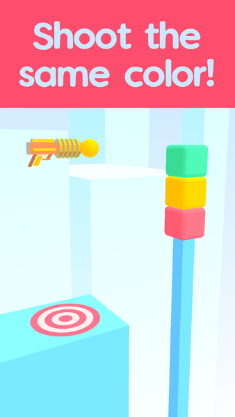 Color Switch Gun 3D -knife hit - عکس بازی موبایلی اندروید