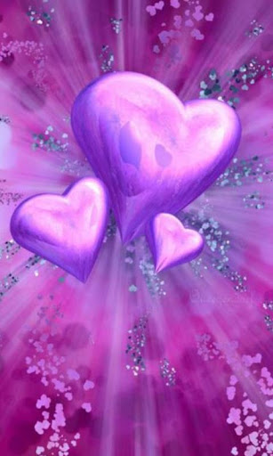 Purple Hearts Background Shows Romantic and Passionate Wallpaper Stock  Illustration - Illustration of passionate, loved: 130556788