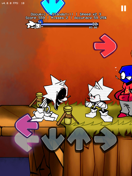 FNF Documic.TXE V3 EXE.Mod - Gameplay image of android game