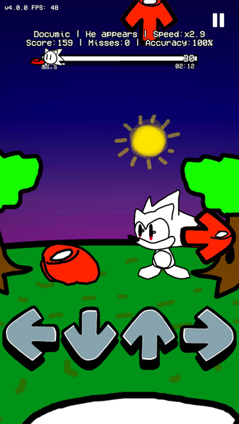 FNF Documic.TXE V3 EXE.Mod - Gameplay image of android game