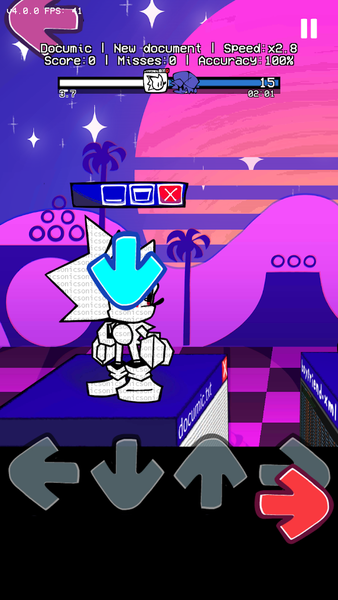 FNF Documic.TXE V3 EXE.Mod - Gameplay image of android game