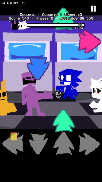 FNF Documic.TXE V3 EXE.Mod - Gameplay image of android game