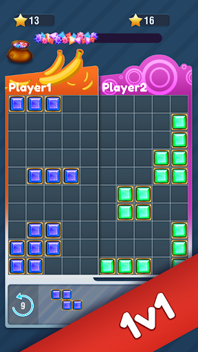 Block Puzzle Diamonds Multiplayer: board game - عکس بازی موبایلی اندروید