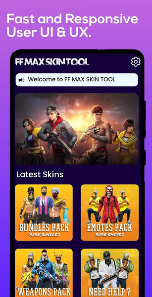 FF Skin Tools Max - عکس برنامه موبایلی اندروید