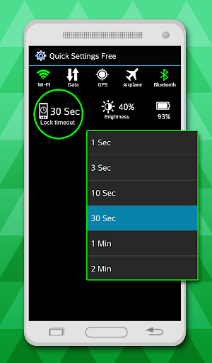 Quick Settings app - Image screenshot of android app