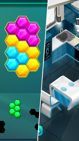 Hex Block Puzzle Games Offline - Image screenshot of android app