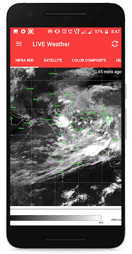 India Weather: Live Satellite Images - عکس برنامه موبایلی اندروید