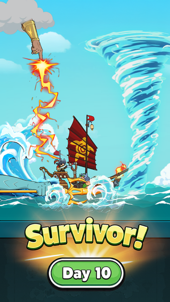 Pirate King: Tap Idle RPG - Gameplay image of android game