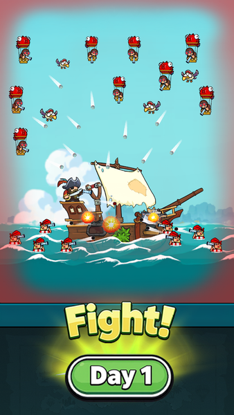 Pirate King: Tap Idle RPG - Gameplay image of android game